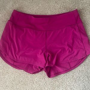 lululemon speed ups raspberry pink